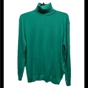 Kent & Park Men’s 2XL Turtleneck Sweater Emerald